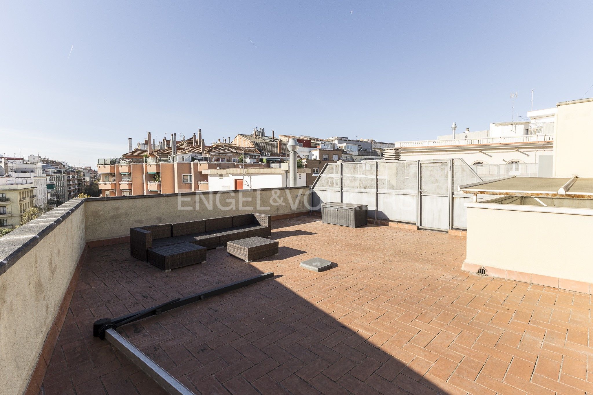Terrace of Apartment for sale in  Barcelona Capital  with Air Conditioner, Heating and Parquet flooring