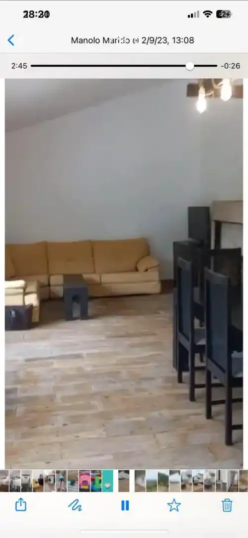 Wohnzimmer von Country house zur Miete in Vallgorguina mit Balkon