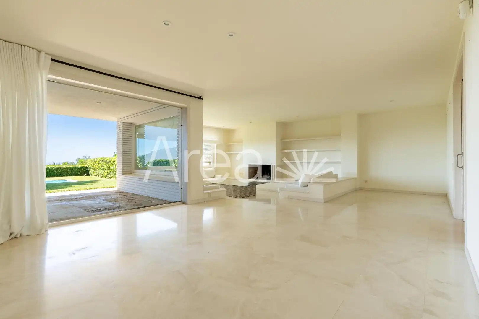 Living room of Houses for rent in Sant Andreu de Llavaneres  with Air Conditioner, Heating and Private garden