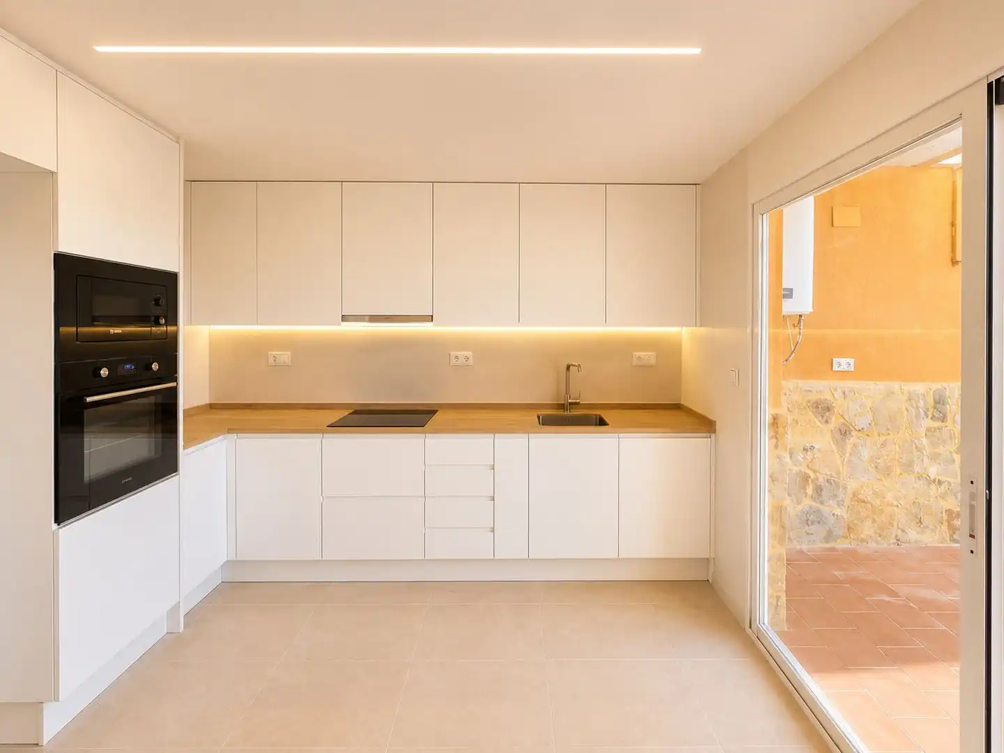 Kitchen of Attic for sale in Aspe  with Air Conditioner, Terrace and Storage room