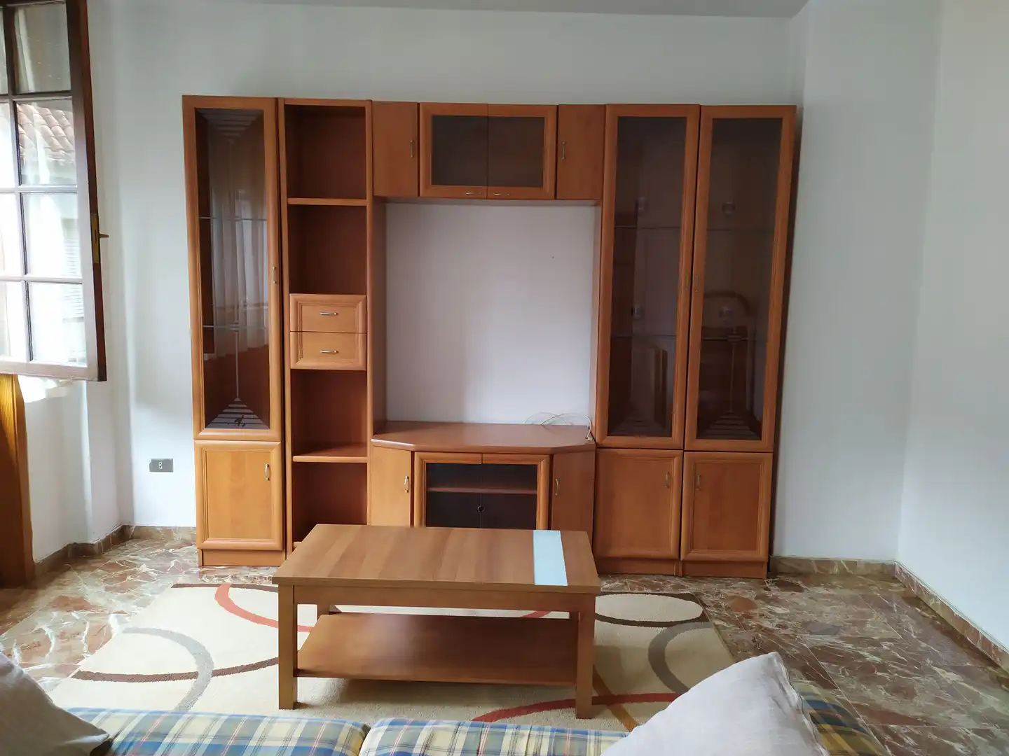 Living room of Apartments for rent in Pontevedra Capital   with Heating, Parquet flooring and Furnished