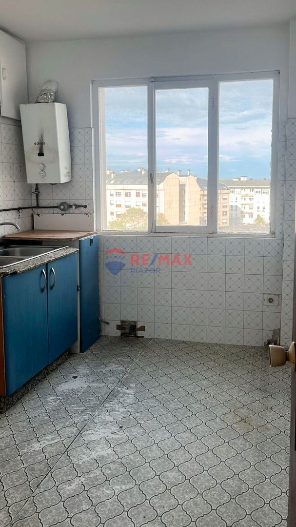 Kitchen of Flat for sale in Burela  with Balcony