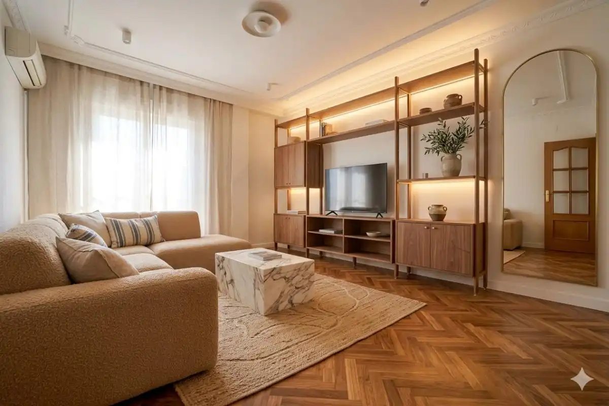 Living room of Flat for sale in Illescas  with Air Conditioner, Heating and Furnished