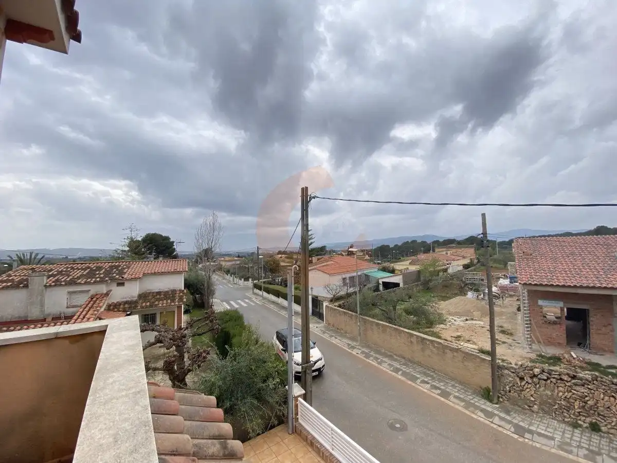 Vista exterior de Casa o chalet en venta en Santa Oliva con Aire acondicionado, Calefacción y Jardín privado