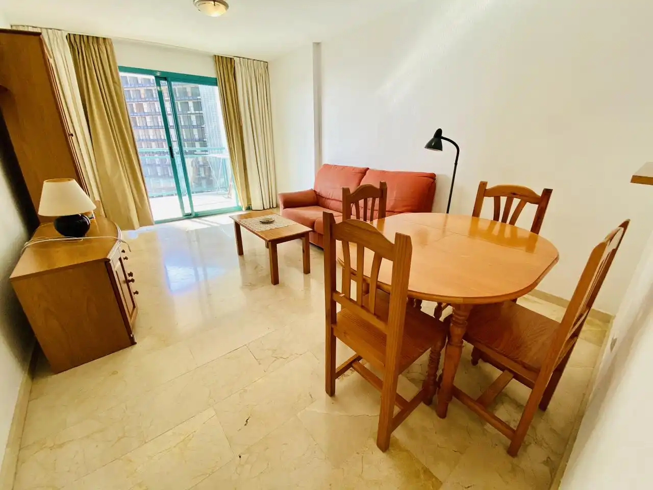 Wohnzimmer von Wohnung zur Miete in Villajoyosa / La Vila Joiosa mit Terrasse, Möbliert und Gemeinschaftspool