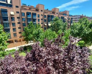 Exterior view of Flat to rent in  Madrid Capital  with Swimming Pool