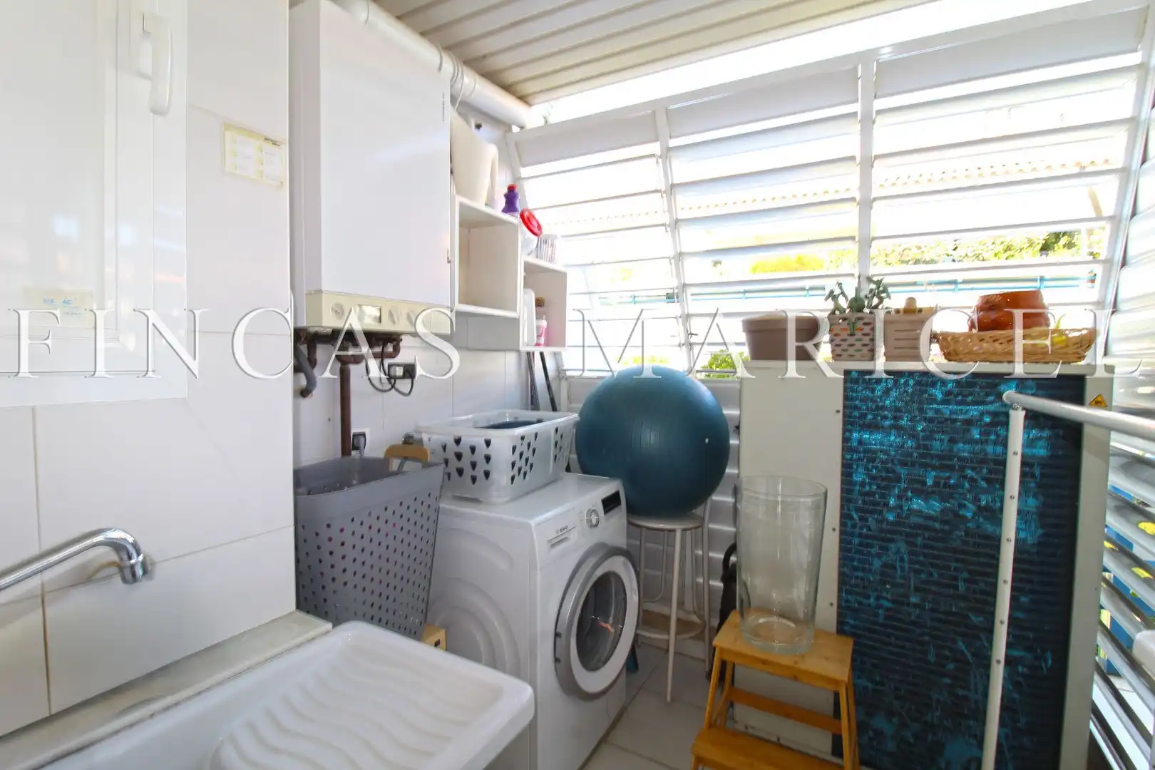 Balcony of Flat for sale in Sitges  with Air Conditioner, Heating and Storage room