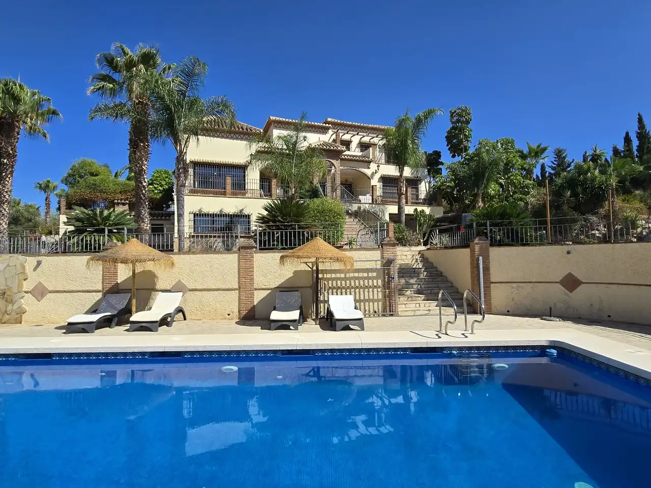 Exterior view of Houses for sale in Viñuela  with Air Conditioner, Terrace and Swimming Pool
