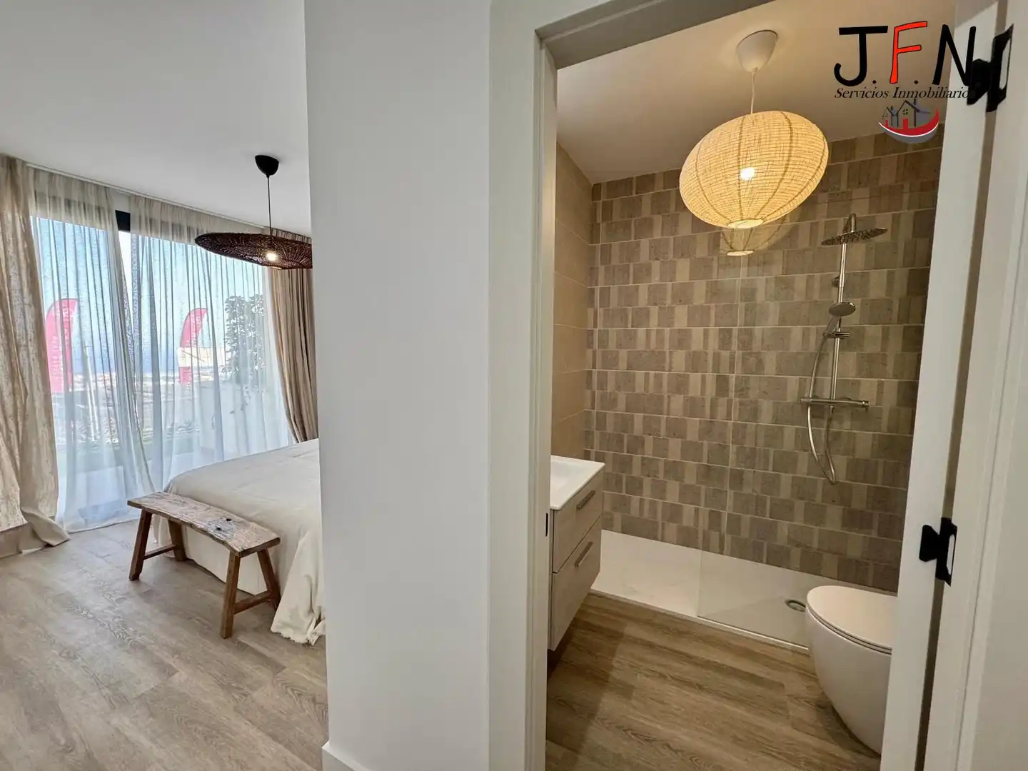 Baño de Apartamento en venta en Antigua con Jardín privado, Terraza y Balcón