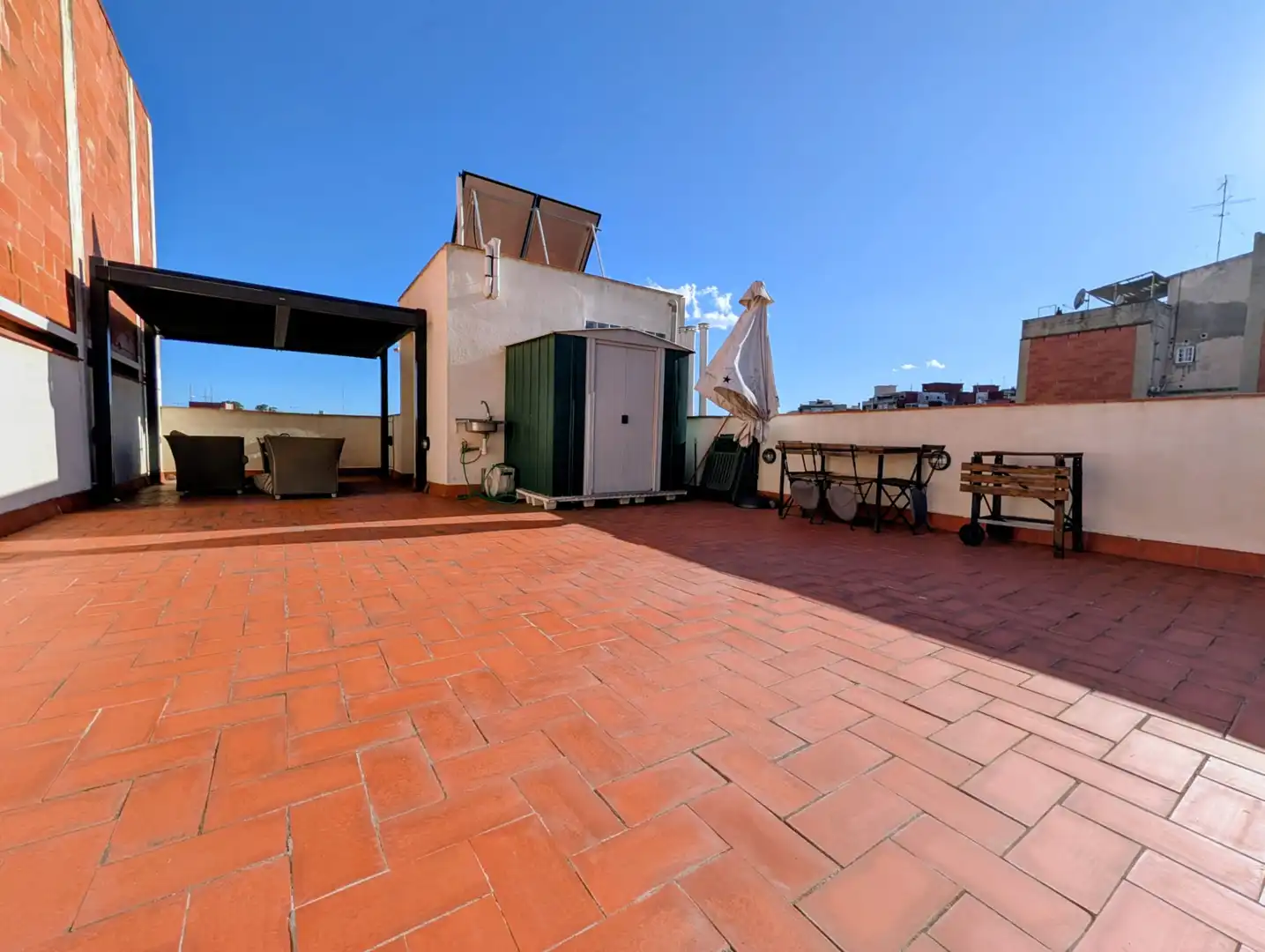 Terraza de Casa adosada en venta en Badalona con Parquet, Terraza y Trastero