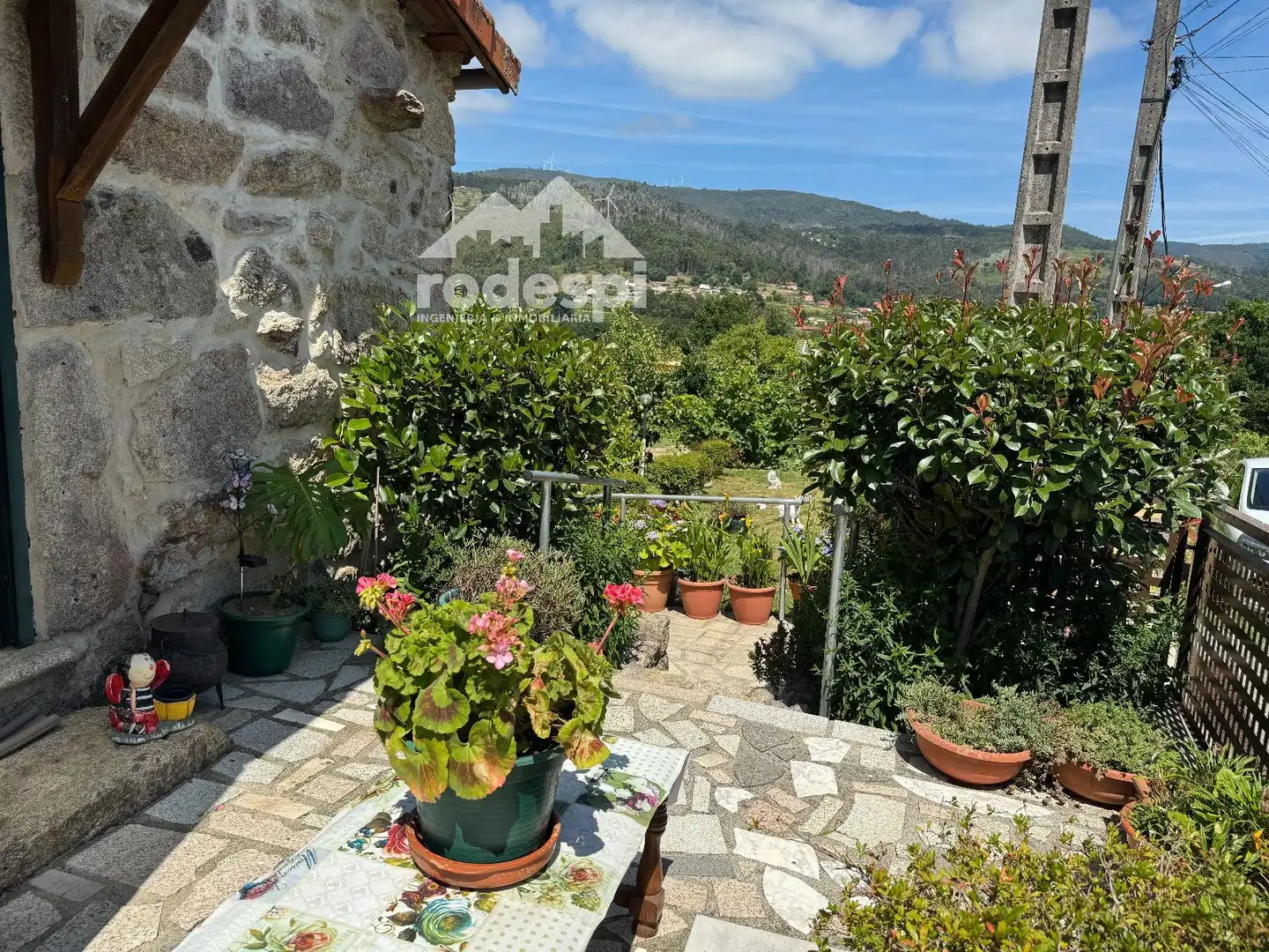 Terrassa de Casa o xalet en venda en Arbo amb Moblat