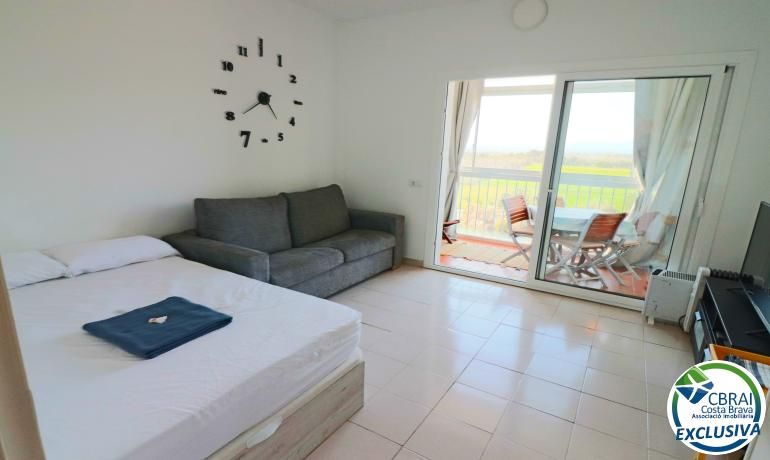 Bedroom of Study for sale in Roses  with Terrace, Swimming Pool and Furnished