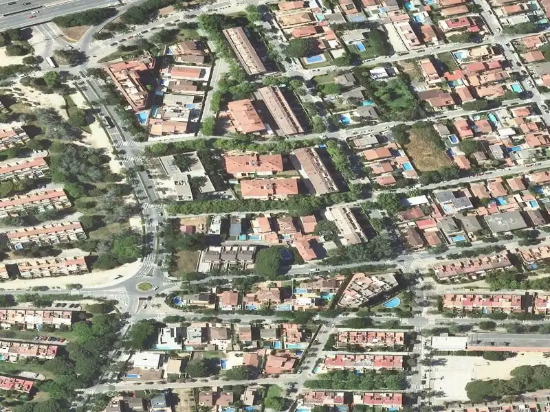 Vista exterior de Pis en venda en Castelldefels