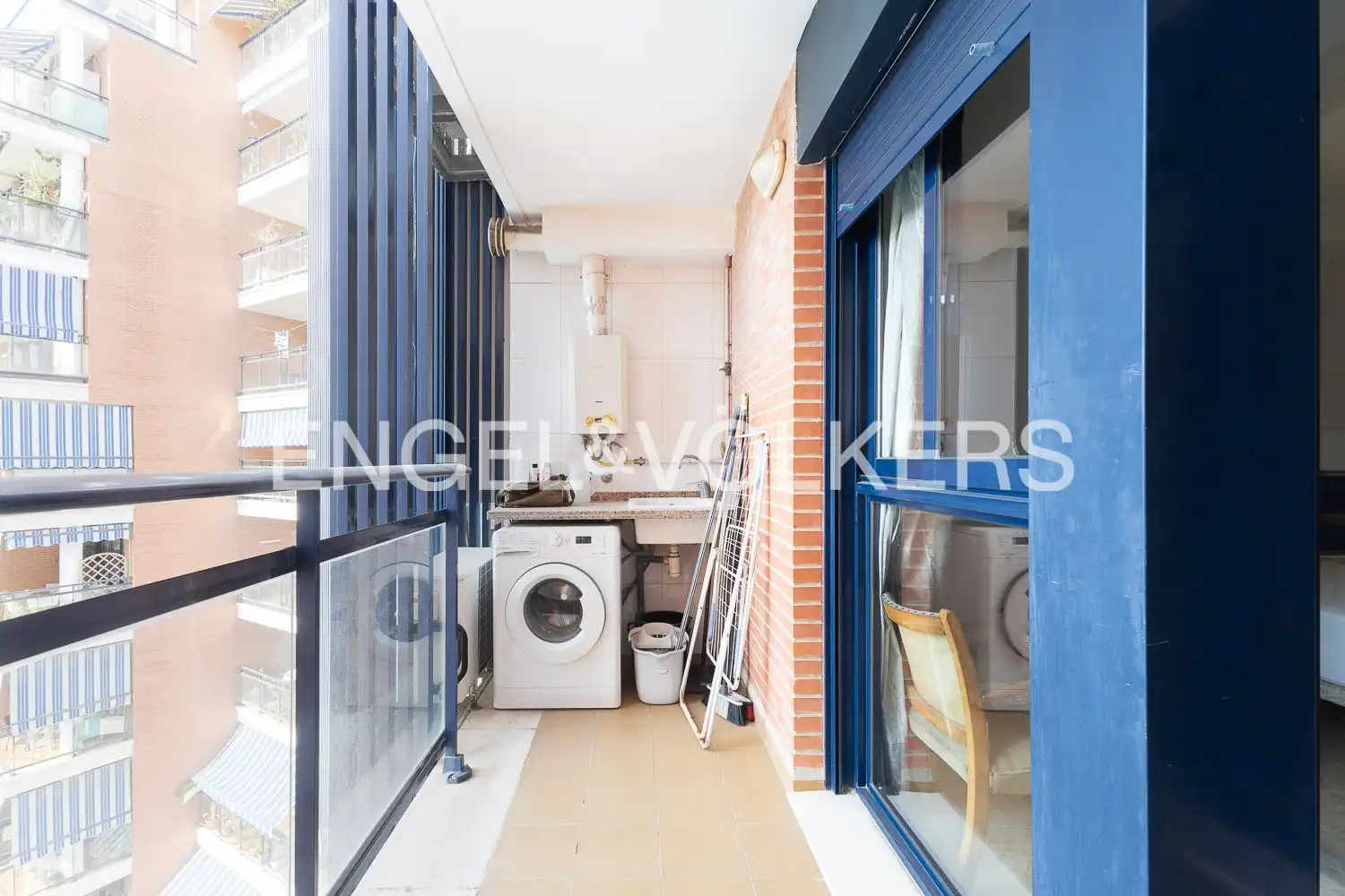 Terraza de Piso de alquiler en Valencia con Aire acondicionado, Calefacción y Jardín privado