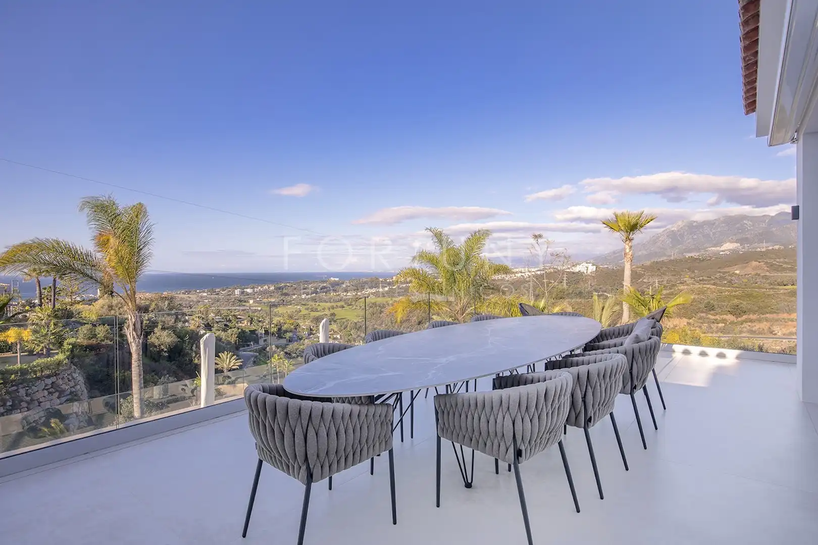 Terraza de Casa o chalet en venta en Marbella con Aire acondicionado, Calefacción y Jardín privado