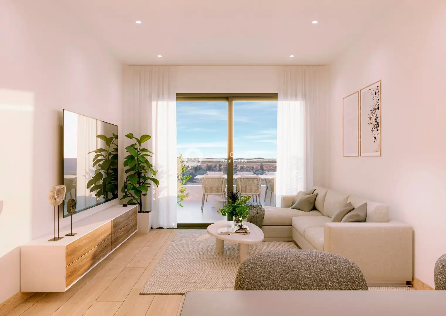 Sala d'estar de Àtic en venda en Torrevieja amb Aire condicionat, Calefacció i Terrassa