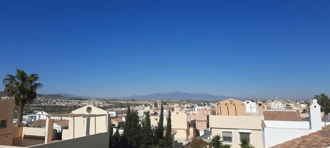 Vista exterior de Casa o xalet en venda en Mazarrón amb Aire condicionat, Calefacció i Jardí privat