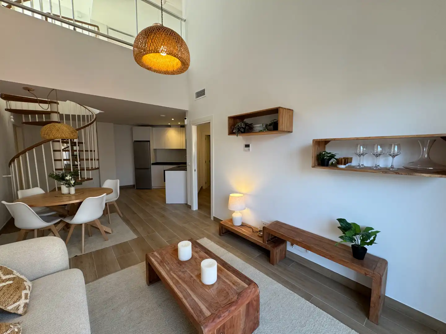 Sala de estar de Ático en venta en Málaga con Aire acondicionado, Terraza y Amueblado