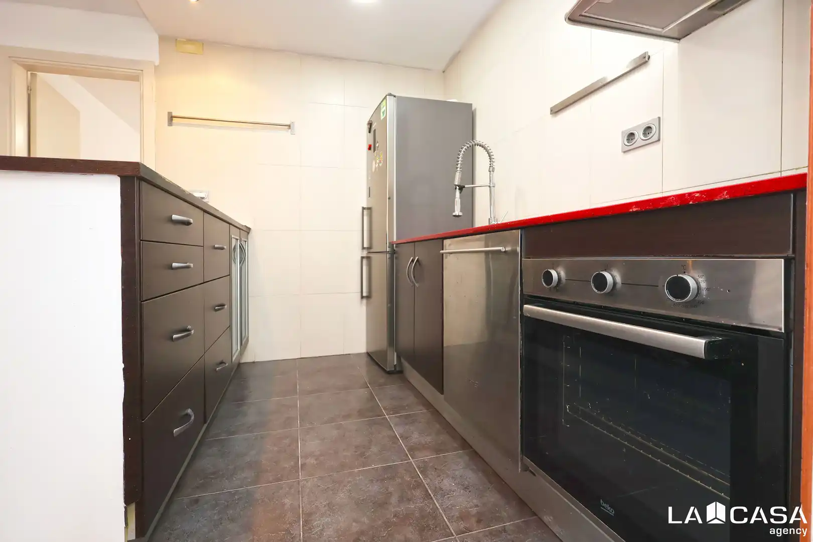 Kitchen of Attic for sale in L'Hospitalet de Llobregat  with Balcony