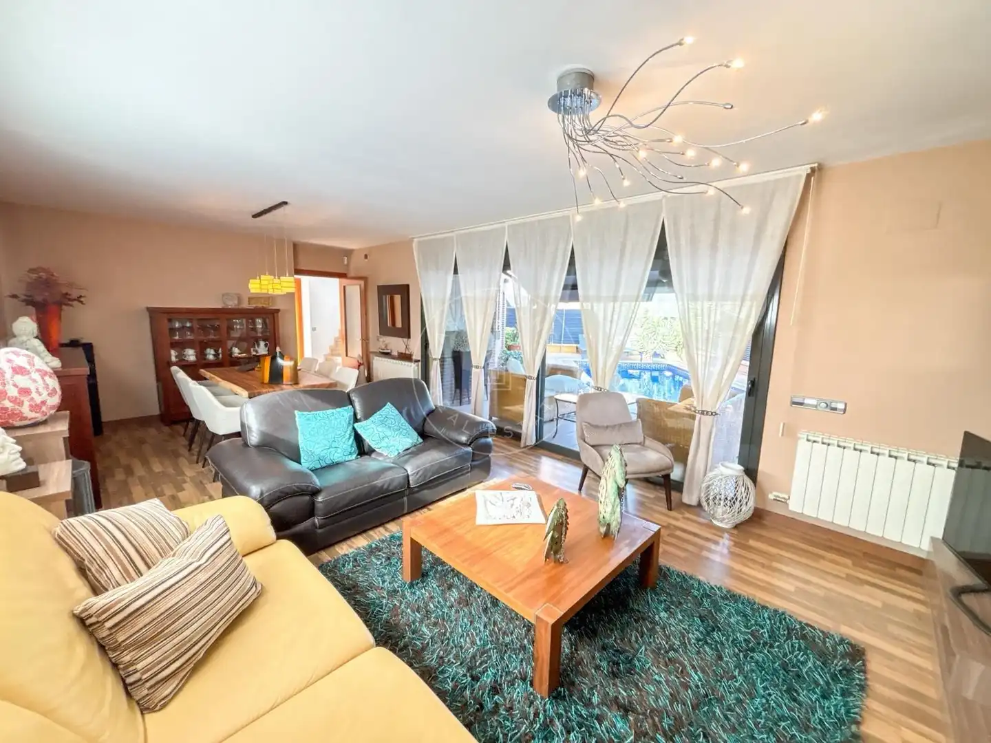 Living room of Houses for sale in Lloret de Mar  with Air Conditioner, Heating and Terrace