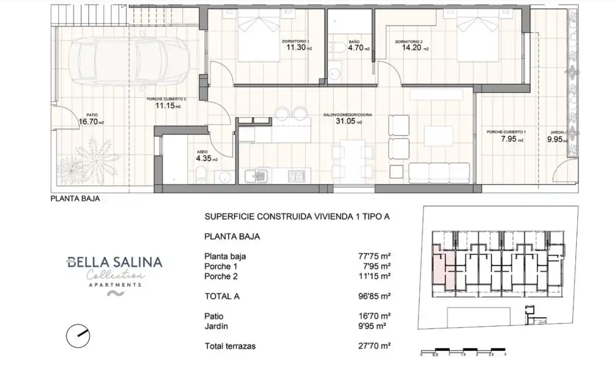 Apartament en venda en Pilar de la Horadada amb Piscina comunitària