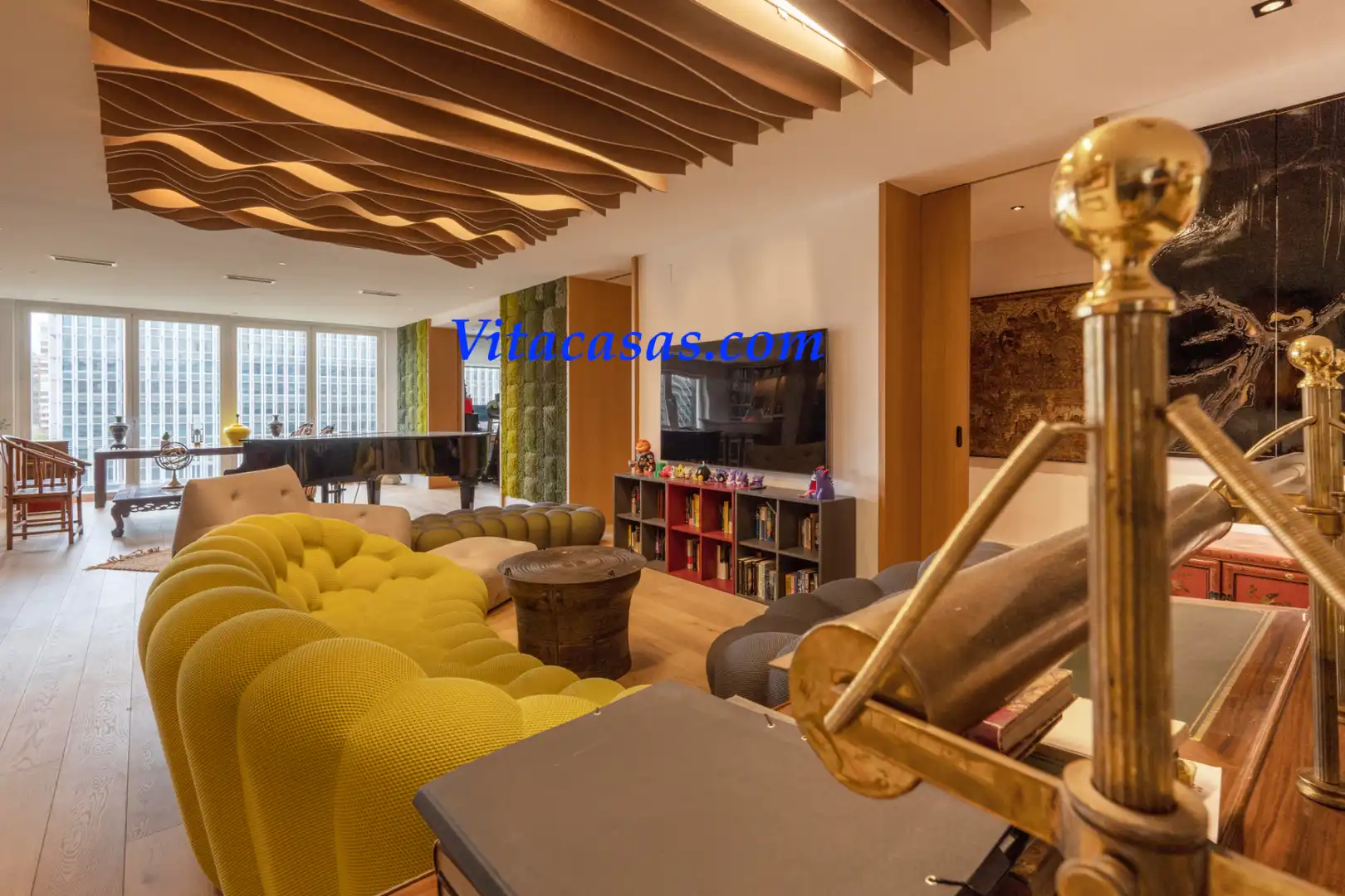 Sala d'estar de Pis de lloguer en Madrid amb Aire condicionat, Calefacció i Forn