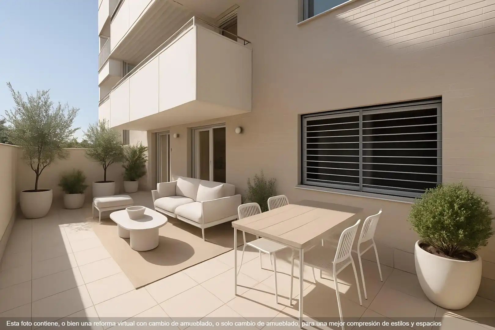 Terrace of Flat for sale in Granada  with Air Conditioner, Heating and Private garden