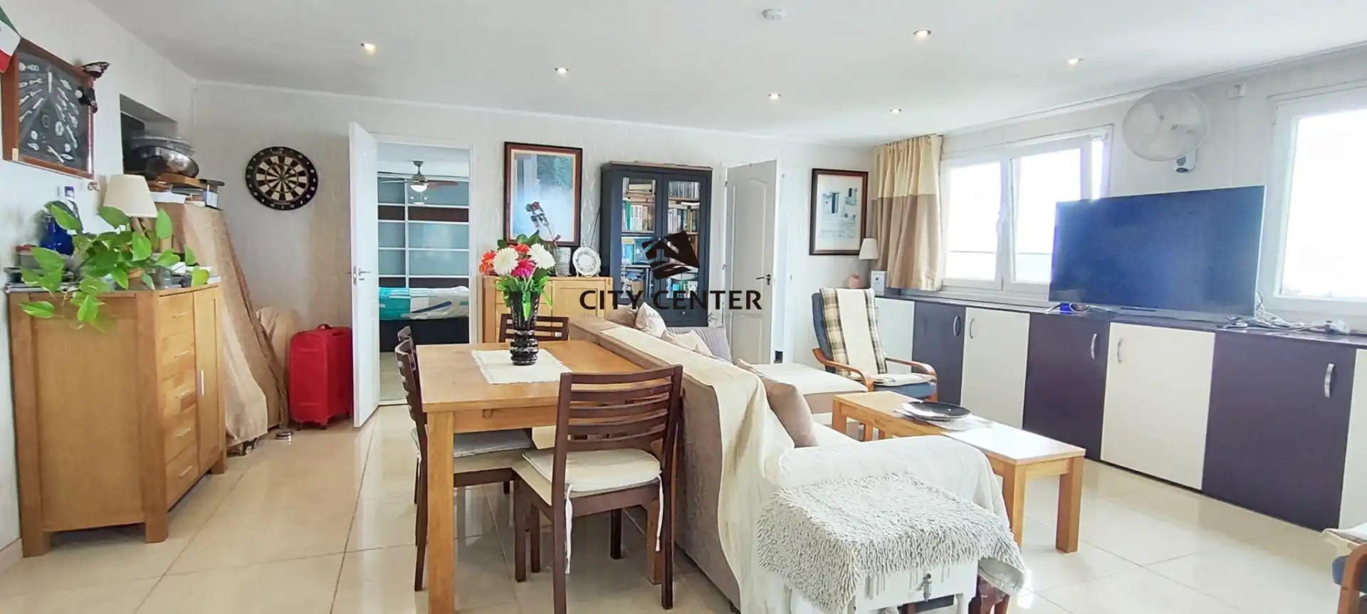 Sala de estar de Casa o chalet en venta en Arona con Jardín privado, Terraza y Amueblado