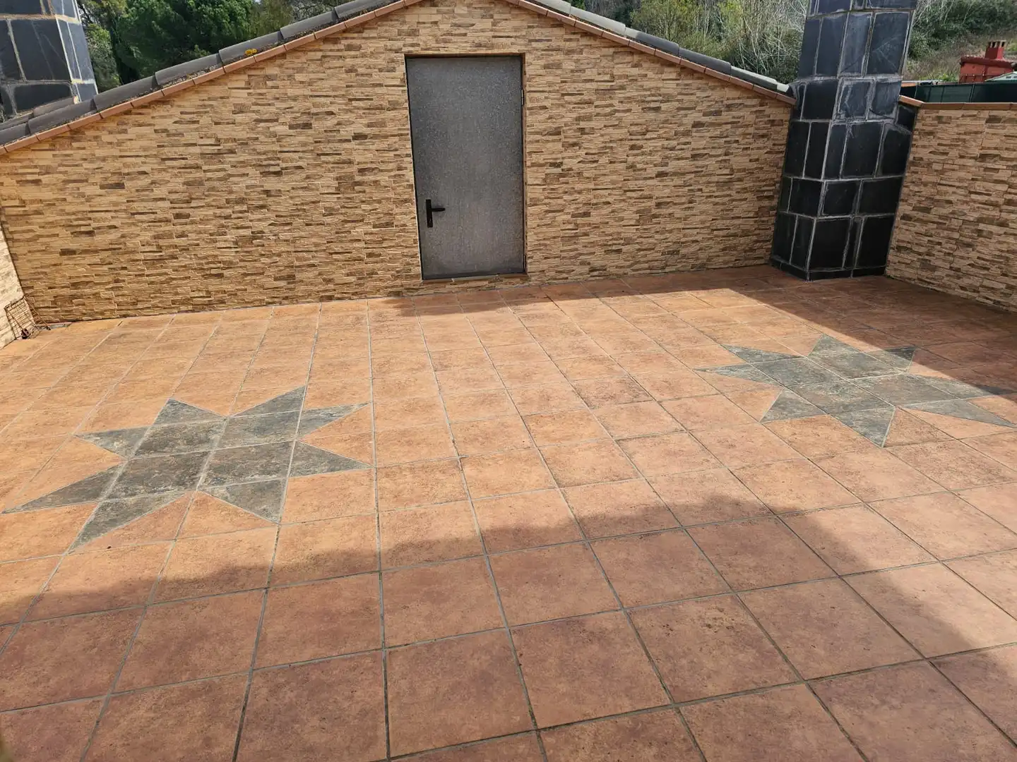 Terrassa de Casa o xalet en venda en Girona amb Calefacció, Jardí privat i Terrassa