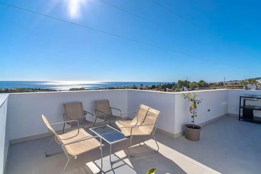 Terraza de Casa o chalet en venta en Nerja con Aire acondicionado y Piscina