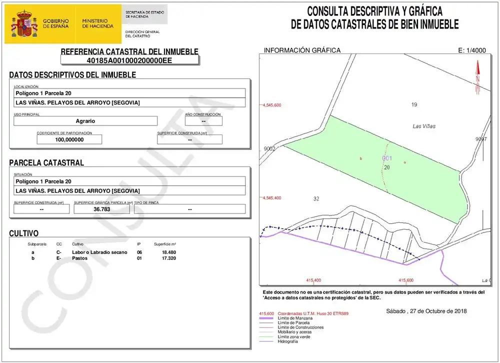Terreni e lotti in vendita a Pelayos del Arroyo, imagen 7