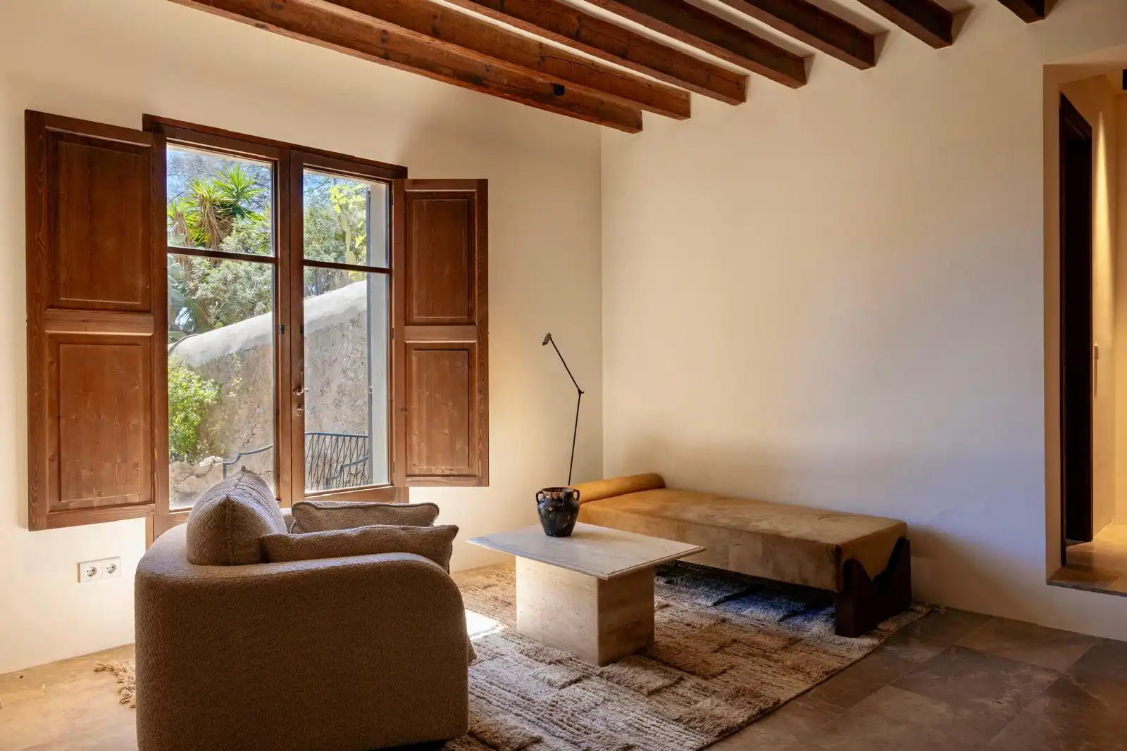 Sala d'estar de Casa o xalet en venda en  Palma de Mallorca amb Aire condicionat, Jardí privat i Terrassa
