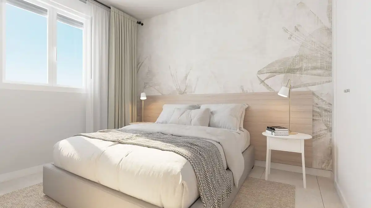 Dormitori de Apartament en venda en Estepona amb Aire condicionat, Terrassa i Traster