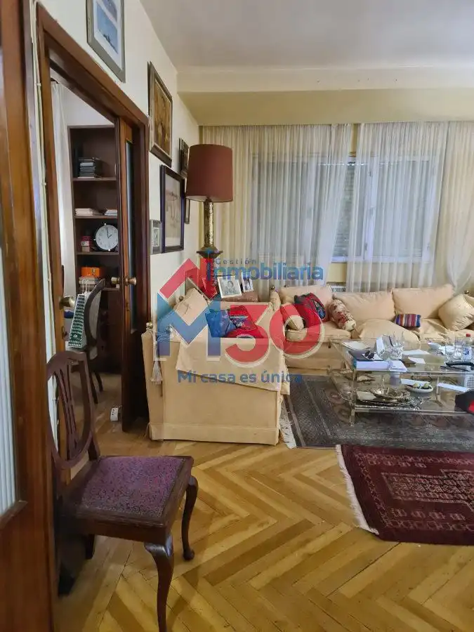 Sala de estar de Piso en venta en Miranda de Ebro con Calefacción, Parquet y Terraza