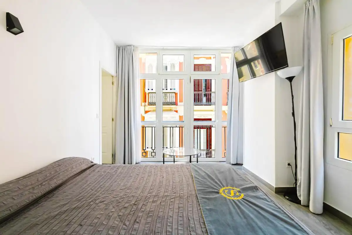 Schlafzimmer von Büro zur Miete in Málaga mit Heizung