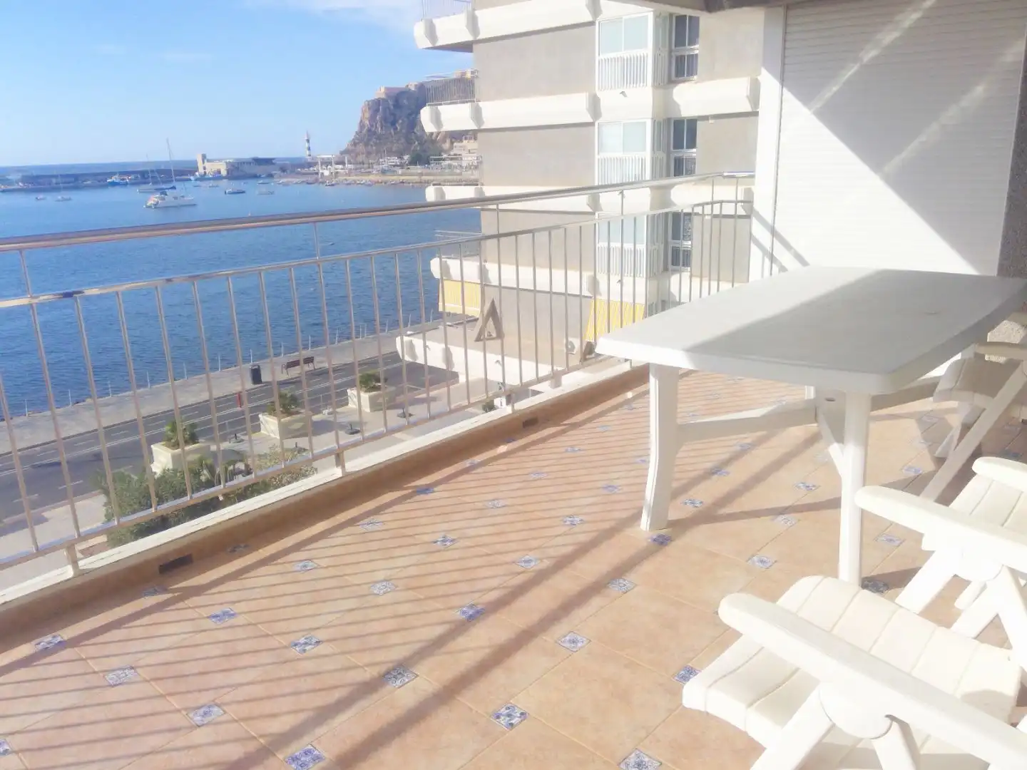 Terraza de Piso de alquiler en Águilas con Terraza, Amueblado y Horno