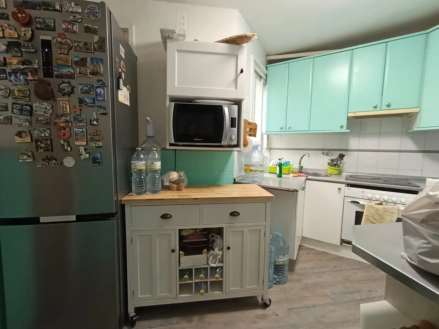Küche von Wohnung zum Verkauf in Benavente mit Heizung, Parkett und Möbliert