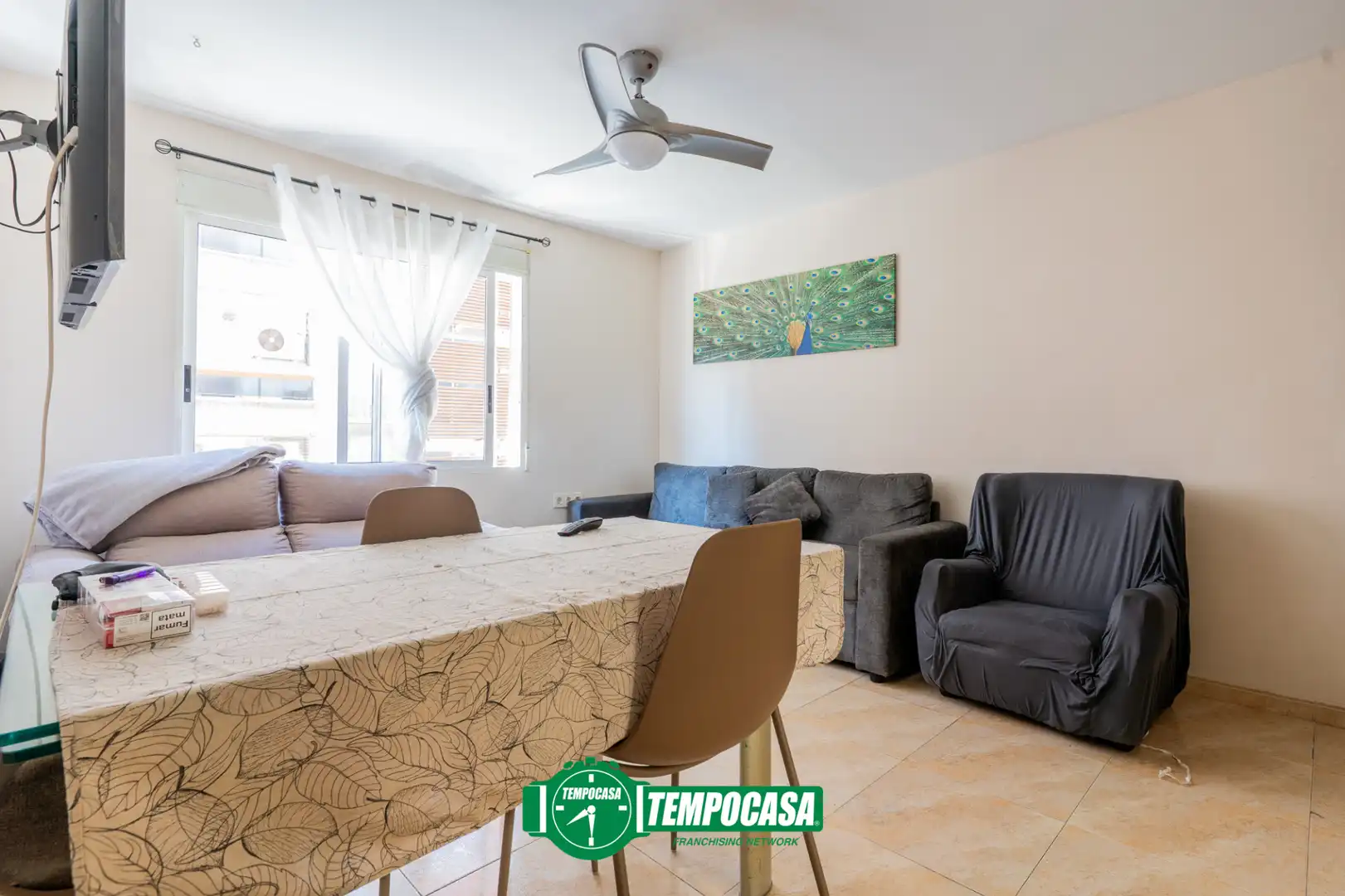 Living room of Flat for sale in Valencia  with Air Conditioner