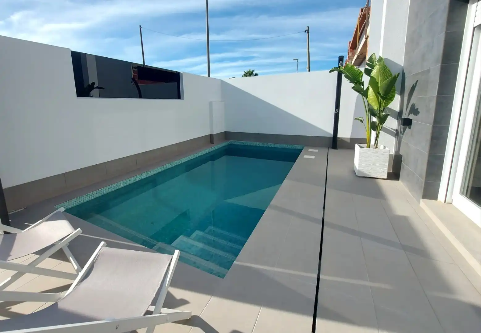Swimming pool of Houses for sale in Torre-Pacheco  with Air Conditioner and Swimming Pool