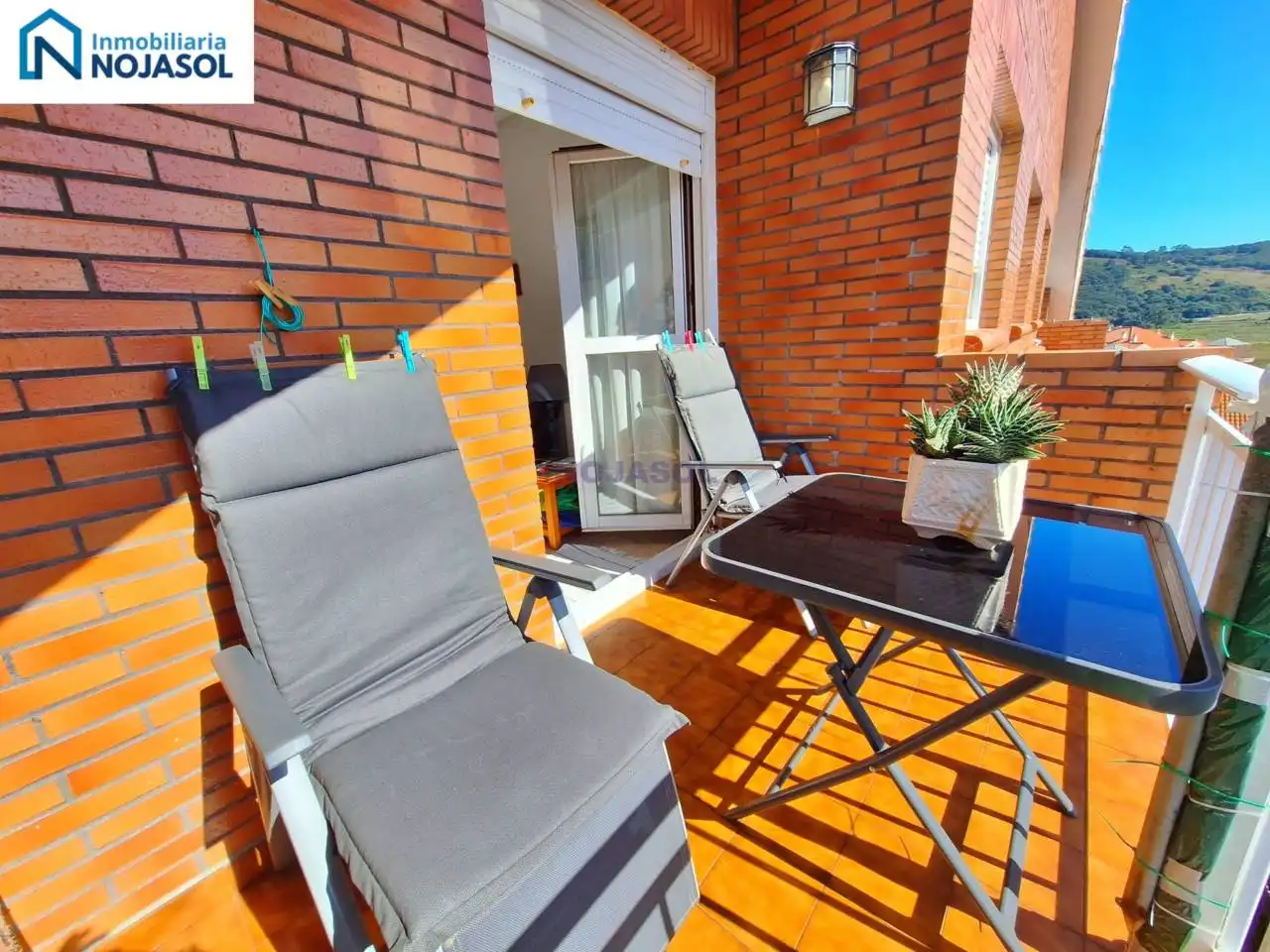 Terrassa de Apartament en venda en Noja amb Calefacció, Terrassa i Moblat