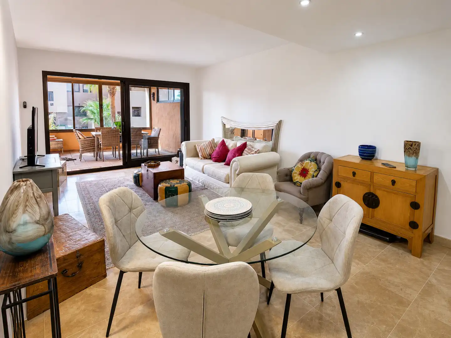 Living room of Apartments for sale in Manilva  with Air Conditioner, Terrace and Storage room