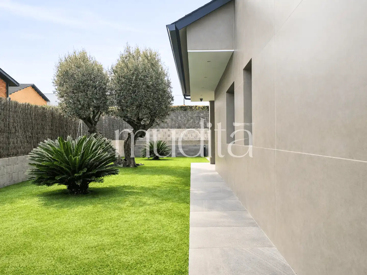 Garten von Haus oder Chalet zum Verkauf in Palau-solità i Plegamans mit Heizung, Privatgarten und Terrasse