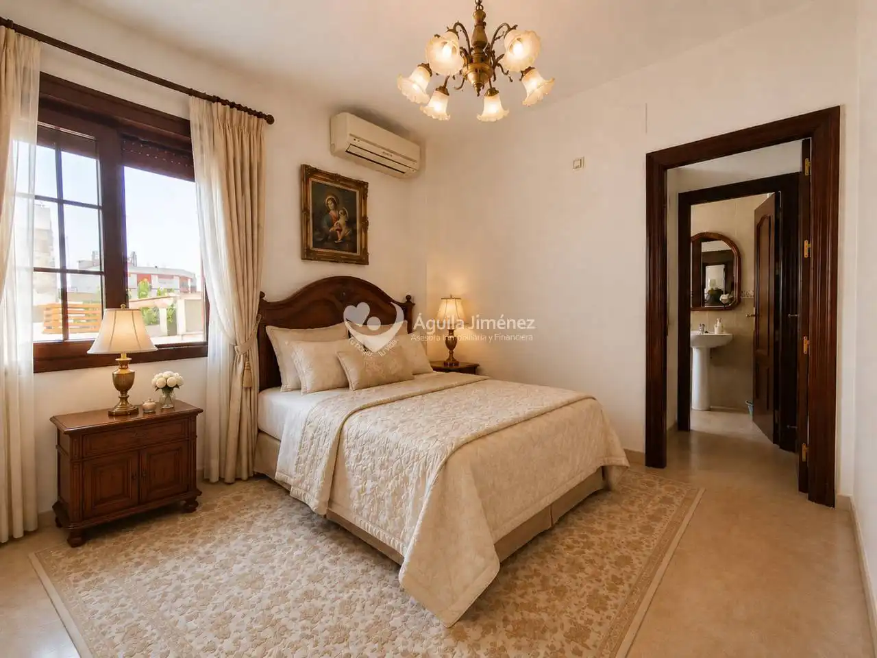 Bedroom of Flat for sale in Alcalá de Guadaira  with Air Conditioner, Heating and Storage room