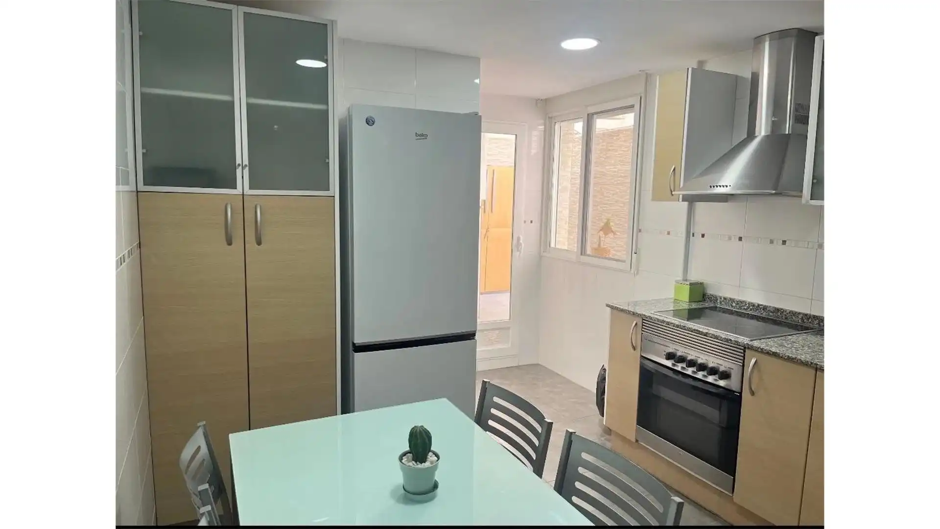 Kitchen of Flat for sale in Benifaió  with Air Conditioner, Terrace and Furnished