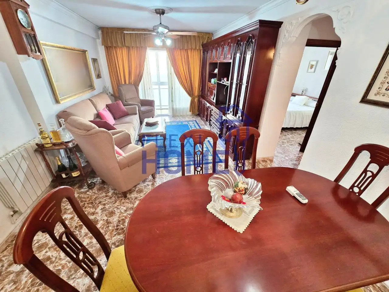 Sala de estar de Piso en venta en Alcalá de Henares con Calefacción, Terraza y Amueblado