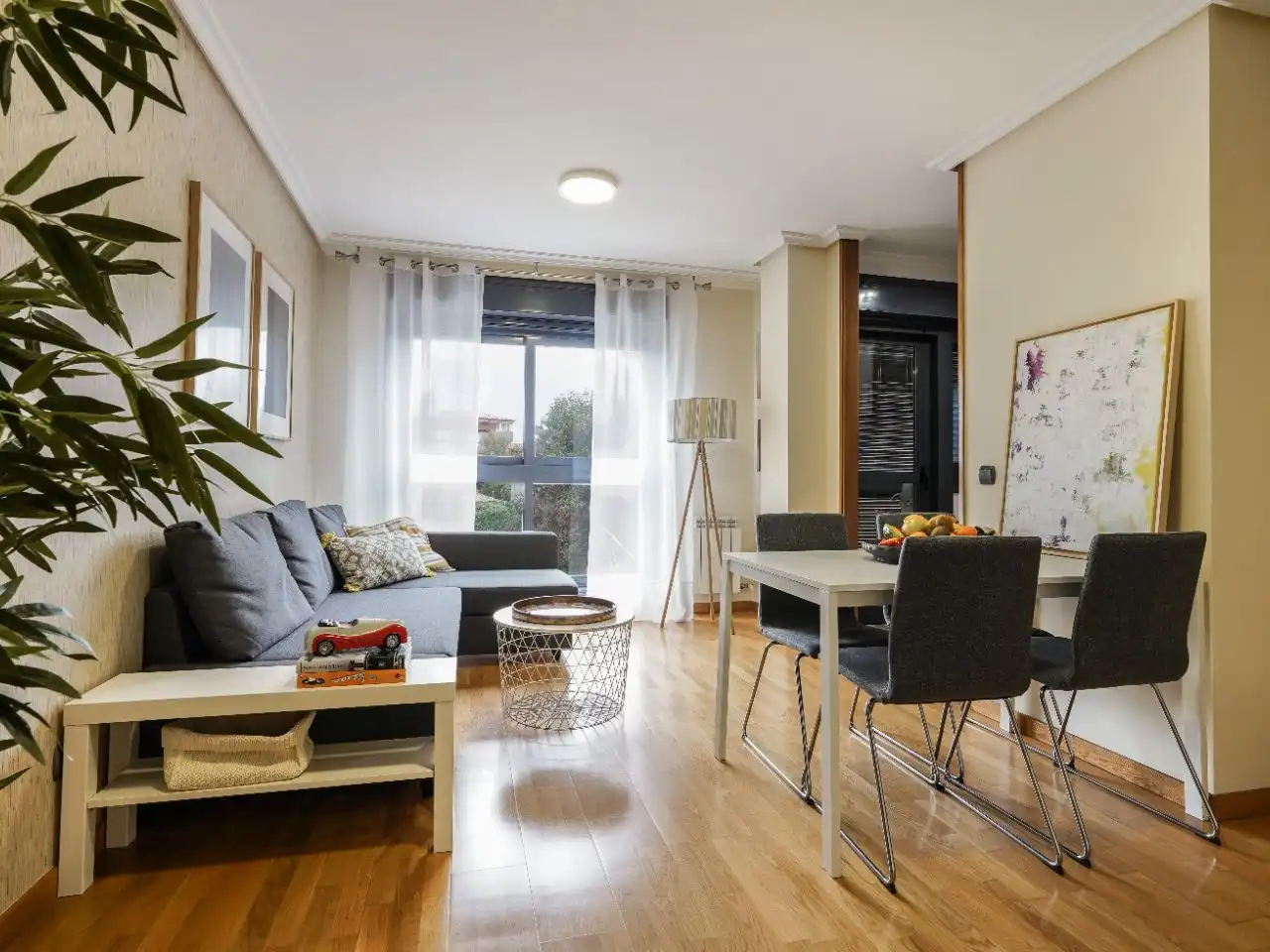 Living room of Flat for rent in Vigo   with Balcony