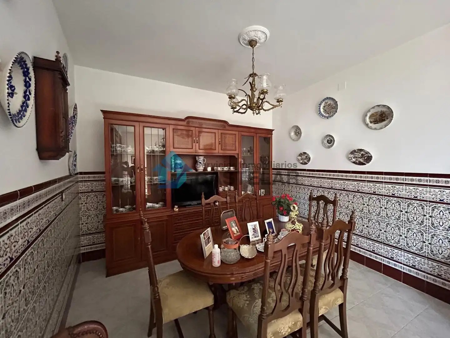 Comedor de Casa adosada en venta en Salvaleón con Amueblado