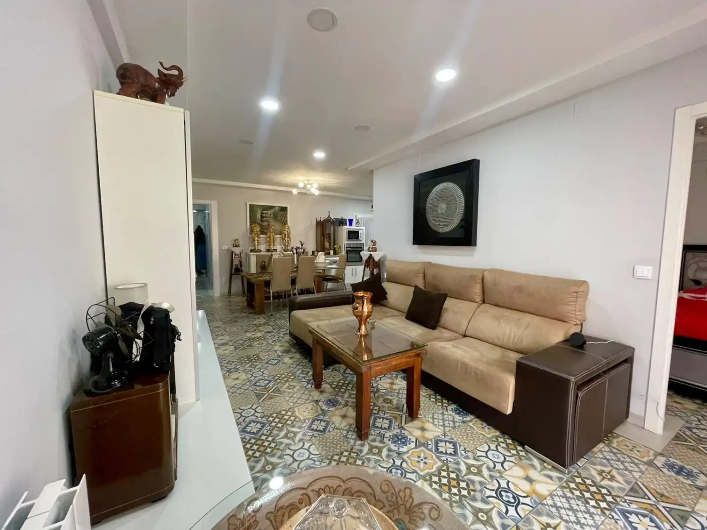 Wohnzimmer von Wohnung zum Verkauf in Valdepeñas mit Heizung, Terrasse und Balkon