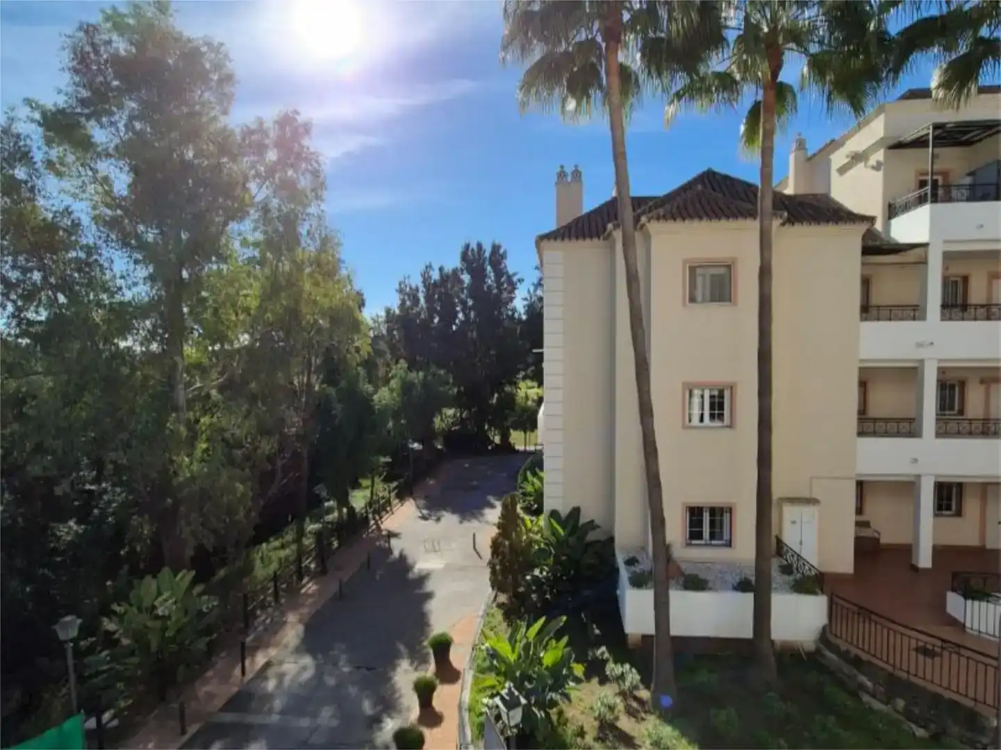 Exterior view of Flat for sale in Marbella  with Air Conditioner, Swimming Pool and Balcony