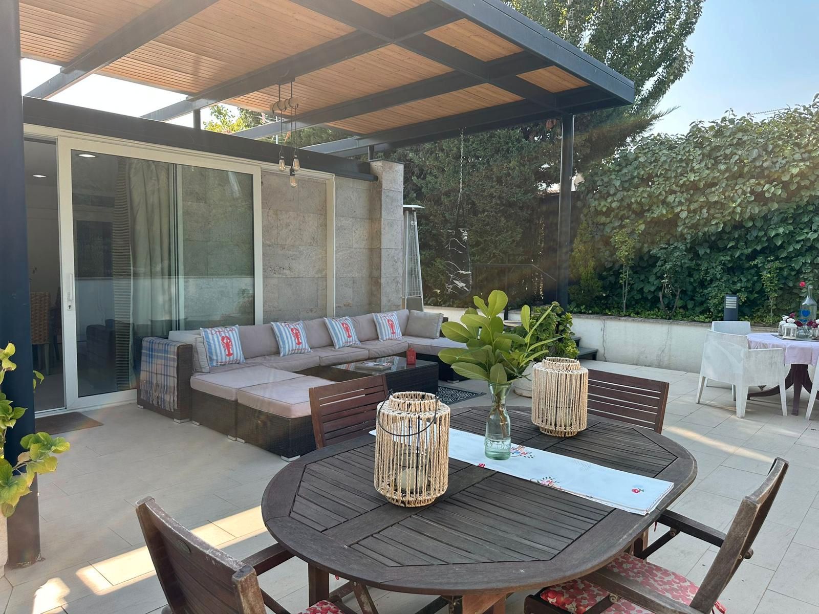 Terrace of House or chalet to rent in Villanueva de la Cañada  with Air Conditioner, Heating and Private garden